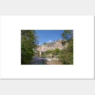 Bridge Stierchen, Unterstadt Grund, Alzette Valley, Luxembourg Posters and Art